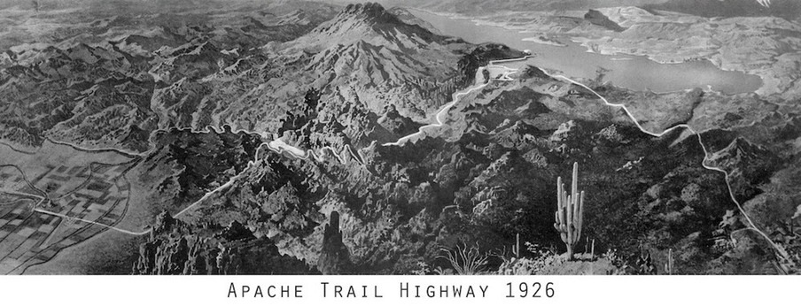 Apache Trail Map 1926